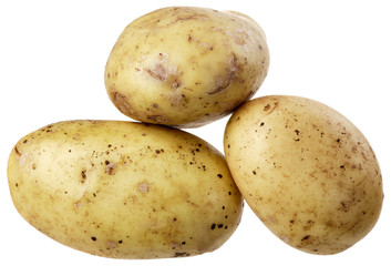 A group of three potatoes