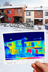 thermal imaging of  row houses