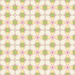 Seamless colorful retro pattern background