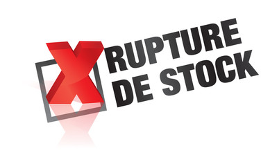 bouton rupture de stock