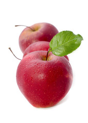 red apples