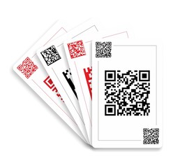 flashcode QR cartes a jouer