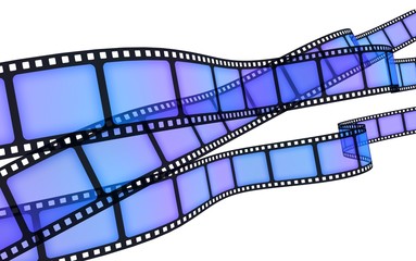 Fototapeta premium Film blue