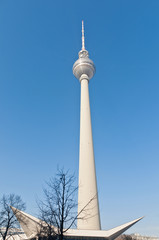 Obraz premium Fernsehturm in Berlin, Germany