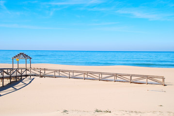 PLAYAS DEL MUNDO. EN CHIPIONA, CÁDIZ, ANDALUCÍA, ESPAÑA