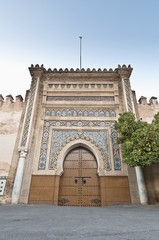 Obraz premium One of the many doors within the Imperial City of Meknes