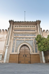 One of the many doors within the Imperial City of Meknes