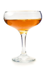 apple juice in a glass