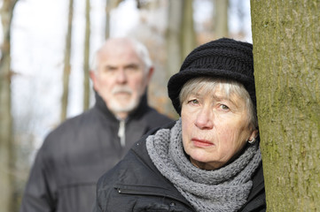 Depressed Senior Couple 2