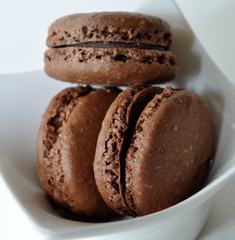 macarons au chocolat