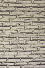 white brick wall