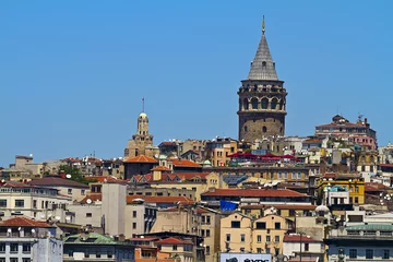 Deurstickers Galata Tower (Galata Kulesi in Turkish) Istanbul © anastasios71