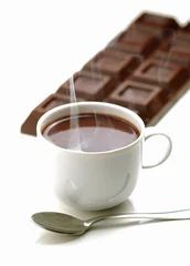 Crédence de cuisine en verre imprimé Chocolat Chocolat chaud