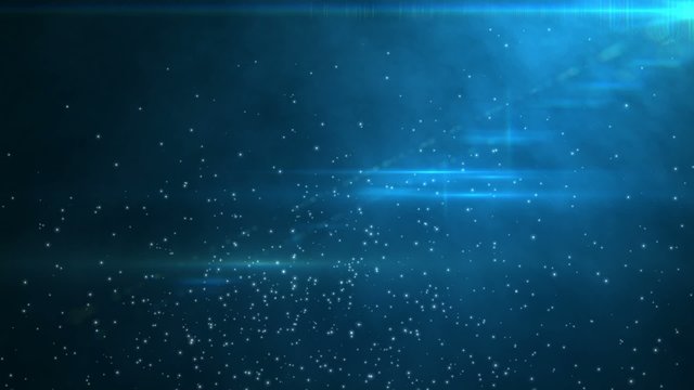 Particle with flare background