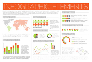 Big Vector set of Infographic elements