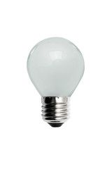 Glass bulb. Isolated image.