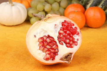 Autumn fruits