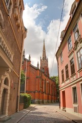 Fototapeta na wymiar Kościół w Rydze