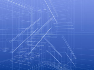 Blueprint staircase