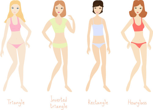 4 women's body types