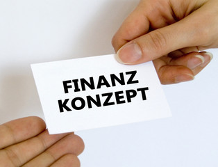 Finanzkonzept