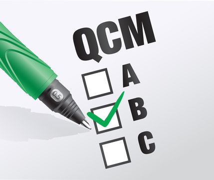 QCM : question choix multiples