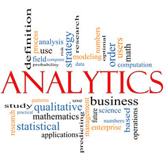 Analytics Word Cloud Concept