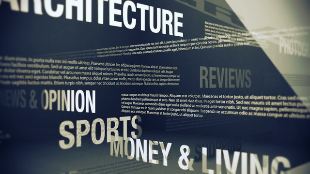 Generic Magazine Contents and Sections