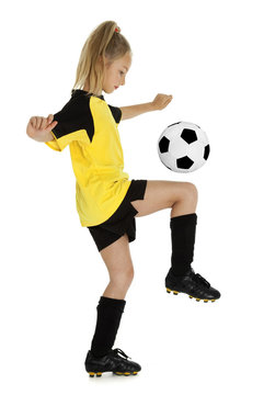 Pretty Little Soccer Girl