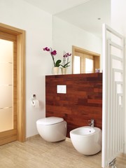 Modern bathroom interior