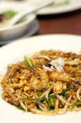 Fried Penang Char Kuey Teow which is a popular noodle dish in Ma