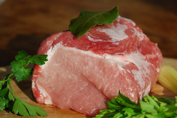 Roast beef with herbs