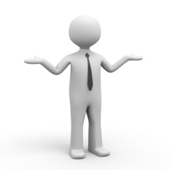 3d Männchen vergleicht