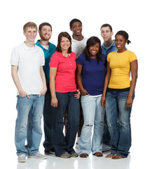 Obraz premium Multicultural College Students/friends
