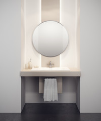 modern bathroom interior