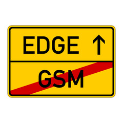ortsschild gsm edge I