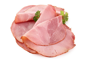isolated ham