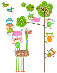 cute animals design