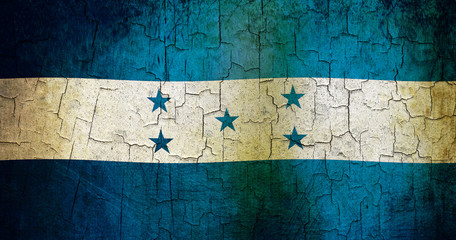 Grunge Honduras flag