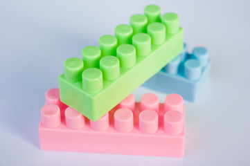 plastic building blocks