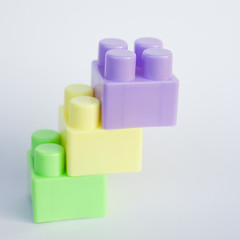 Obraz premium plastic building blocks