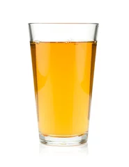 Crédence de cuisine en verre imprimé Jus Jus de pomme dans un verre