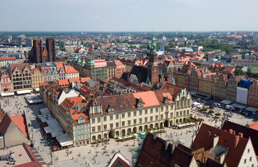 Naklejka na ściany i meble Wrocław - Polska