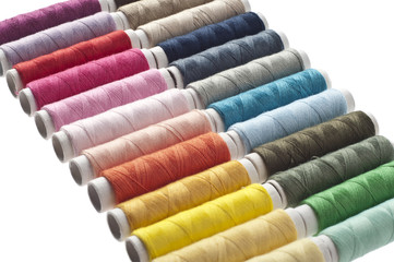 Colorful spools