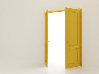 Naklejka premium Open doors