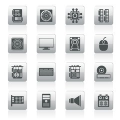 Computer  performance and equipment icons