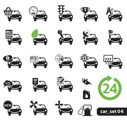 Car service icons, set