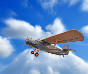 Old biplane