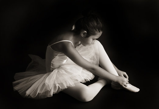 Small ballet dancer