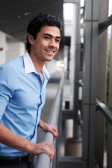 Young, handsome latino professional businessman